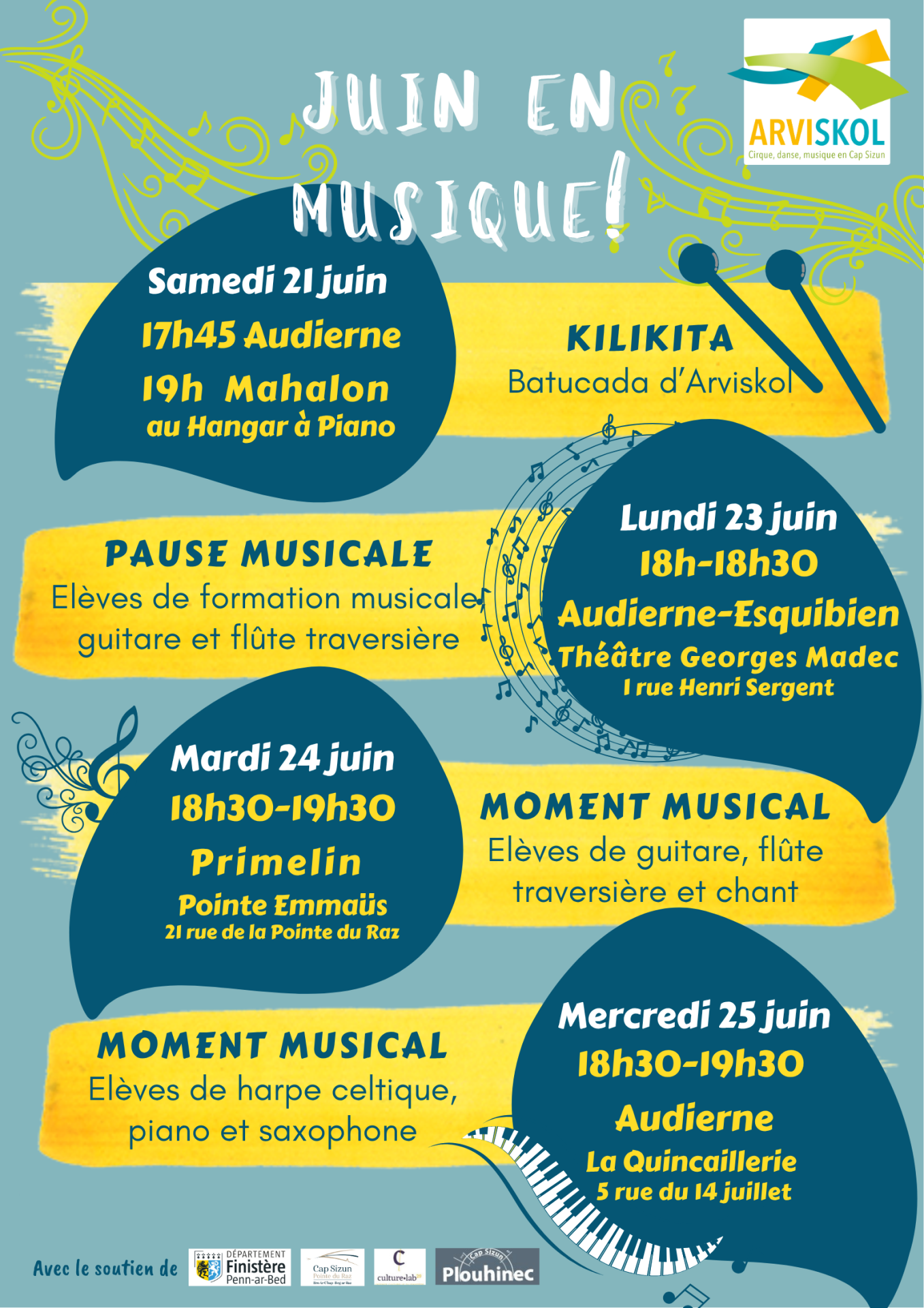 Musique juin 2025
