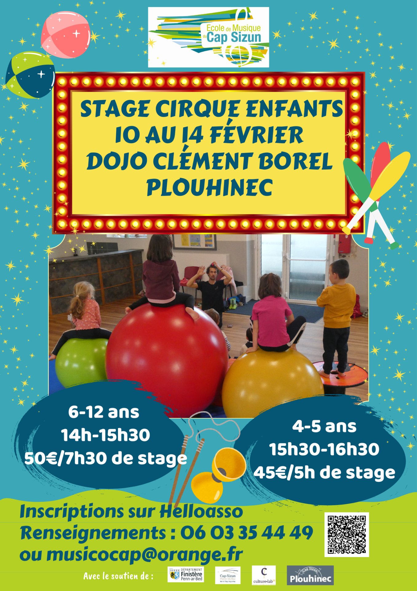 Stage cirque fevrier 2025