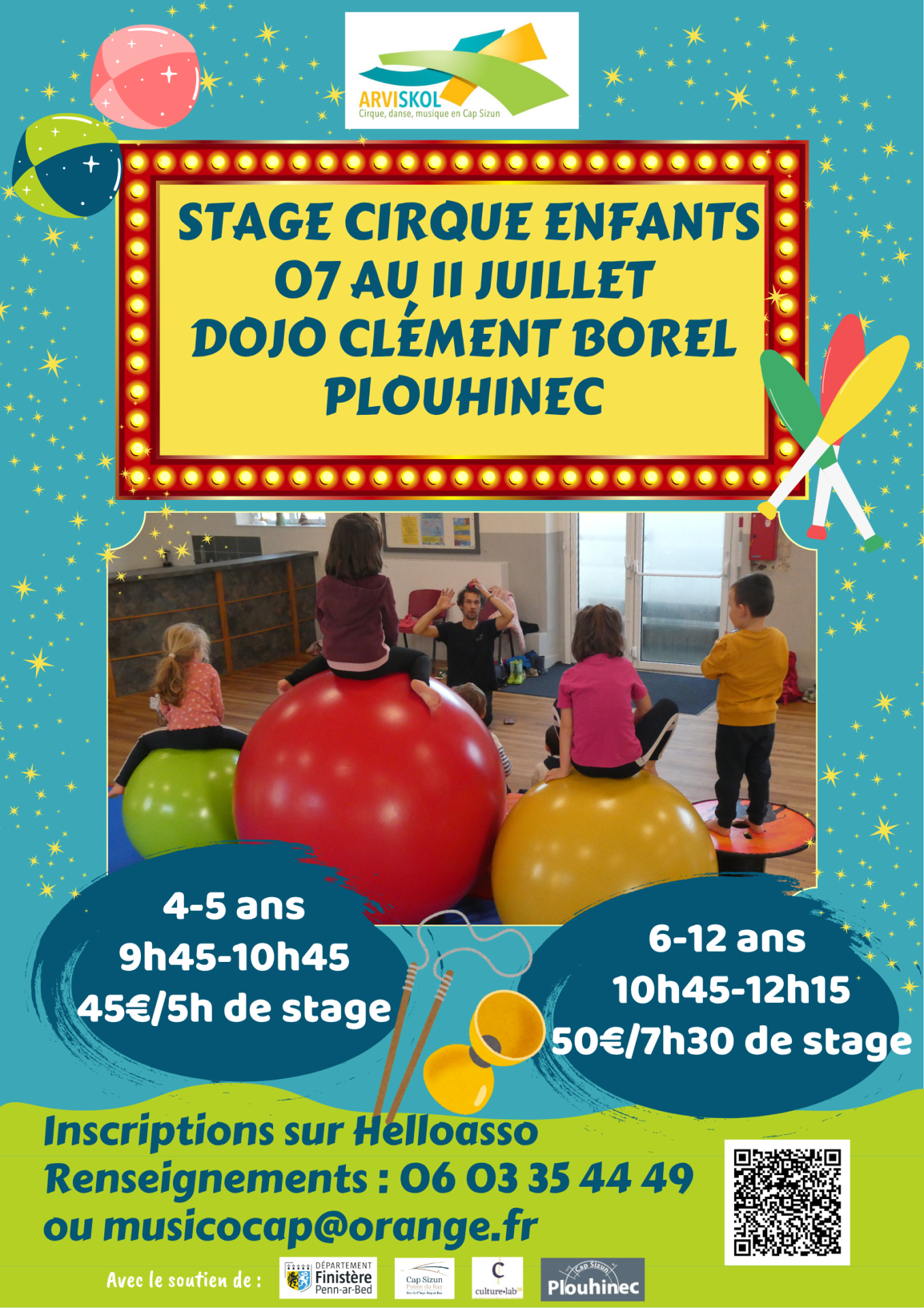 Stage cirque juillet 2025